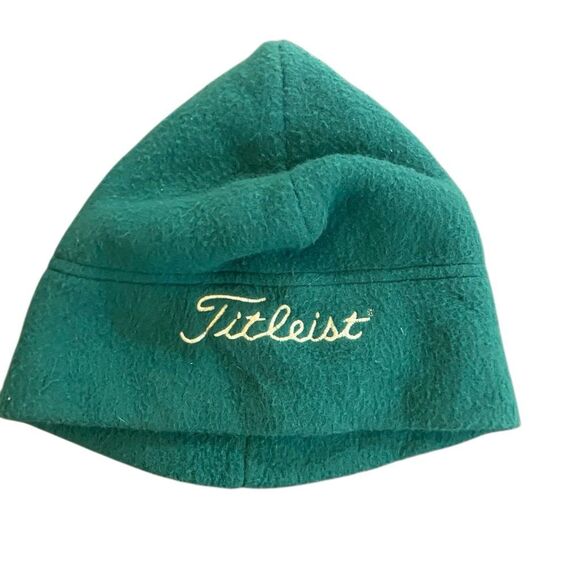 Vintage Titleist green beanie hat winter one size fits all - Picture 1 of 4